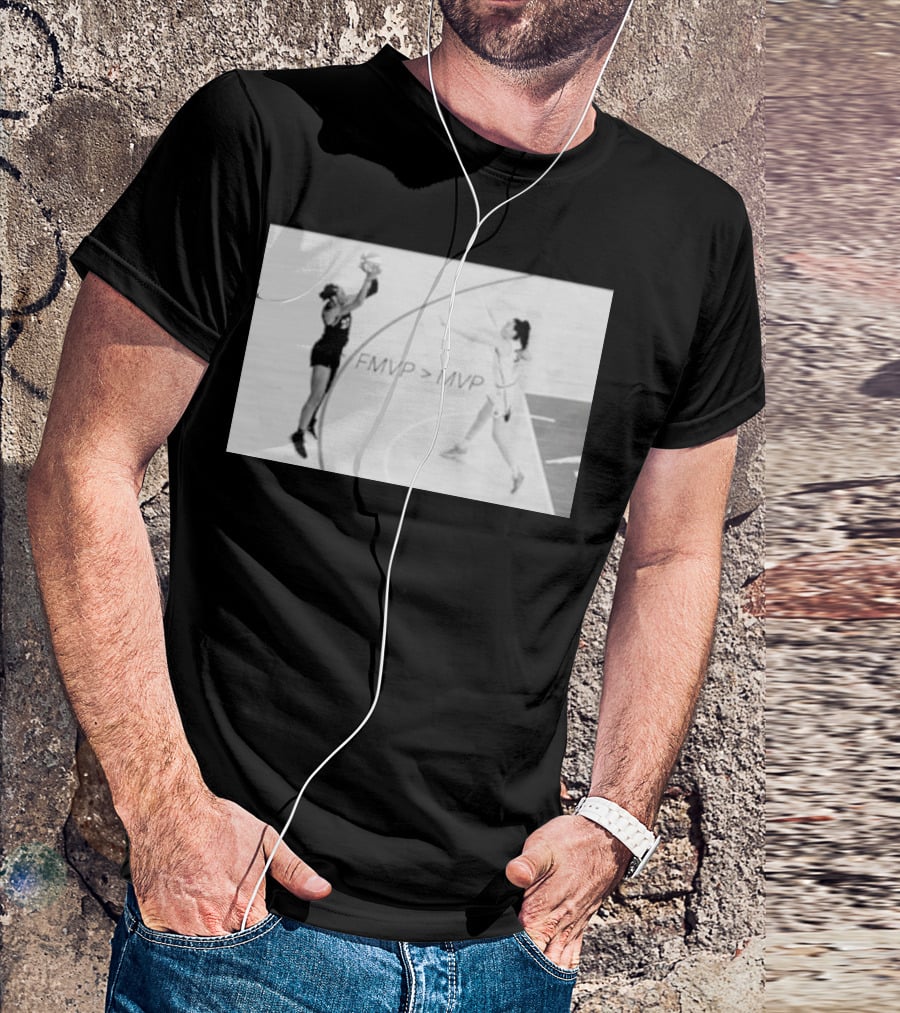 A’ja Wilson FMVP > MVP Basketball T-Shirt