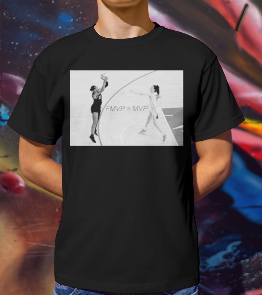 A’ja Wilson FMVP > MVP Basketball T-Shirt