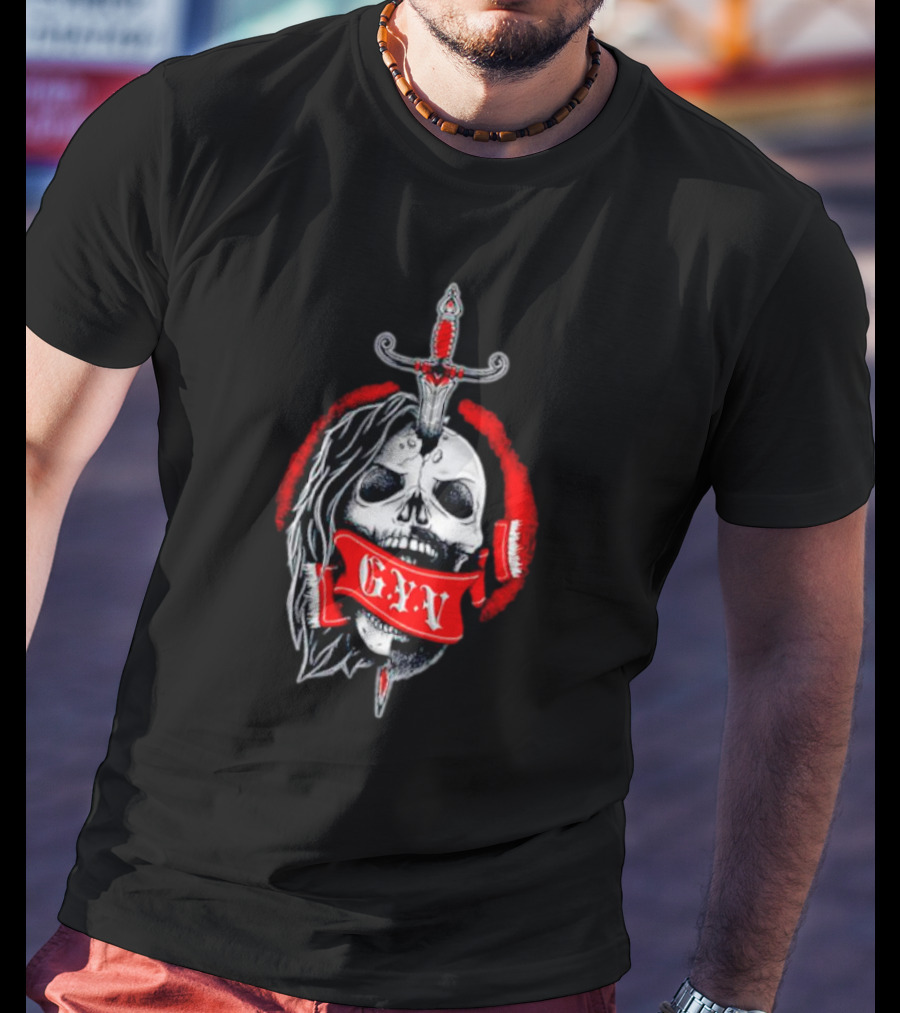 GYV Skull Sword Emblem 202 T-Shirt