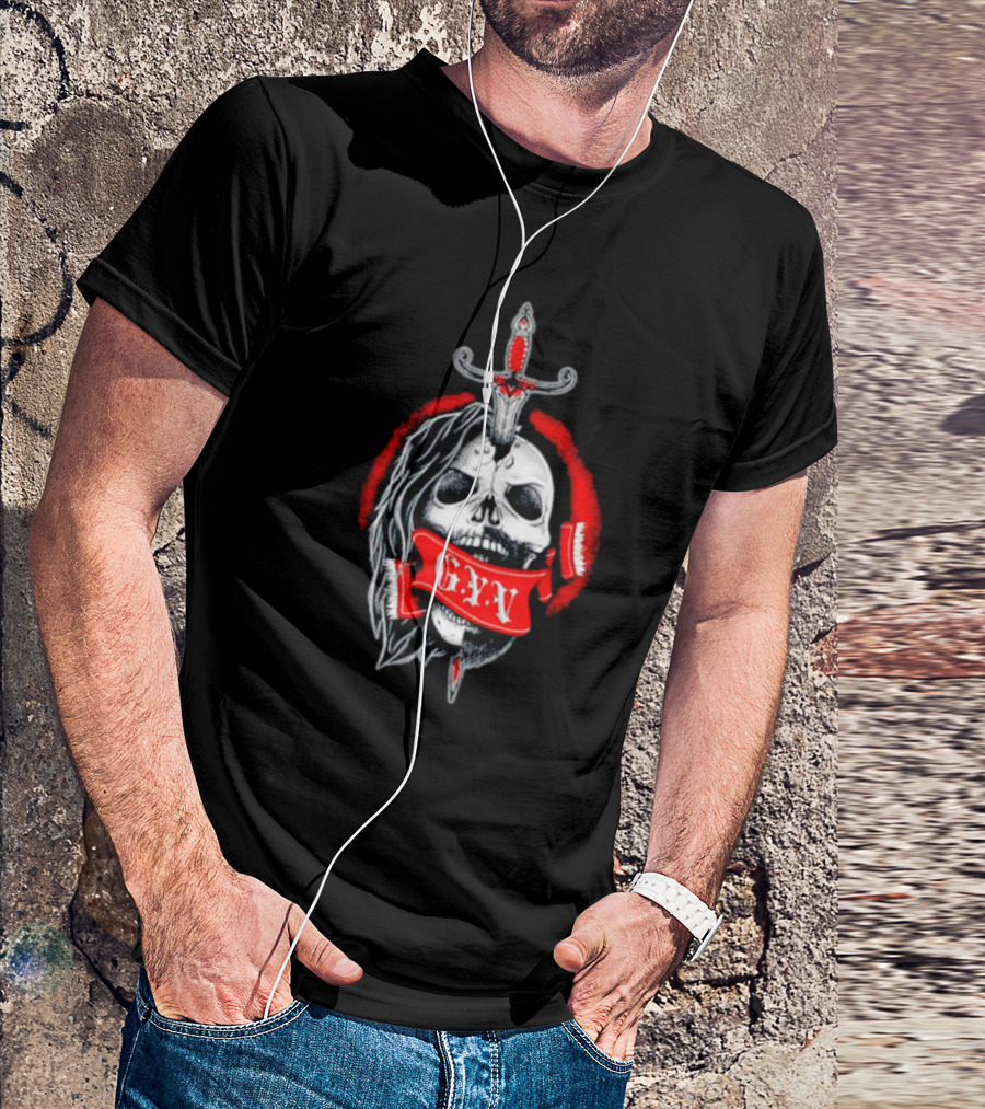 GYV Skull Sword Emblem 202 T-Shirt