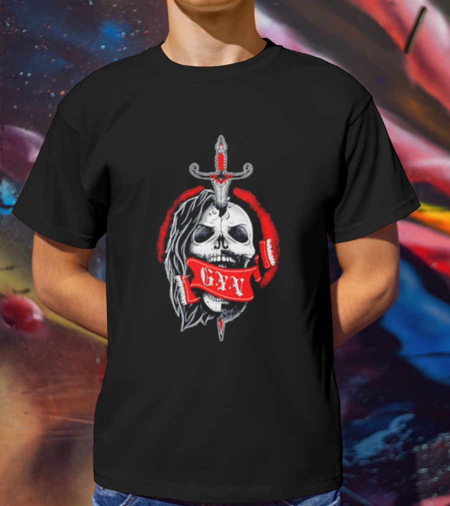 GYV Skull Sword Emblem 202 T-Shirt