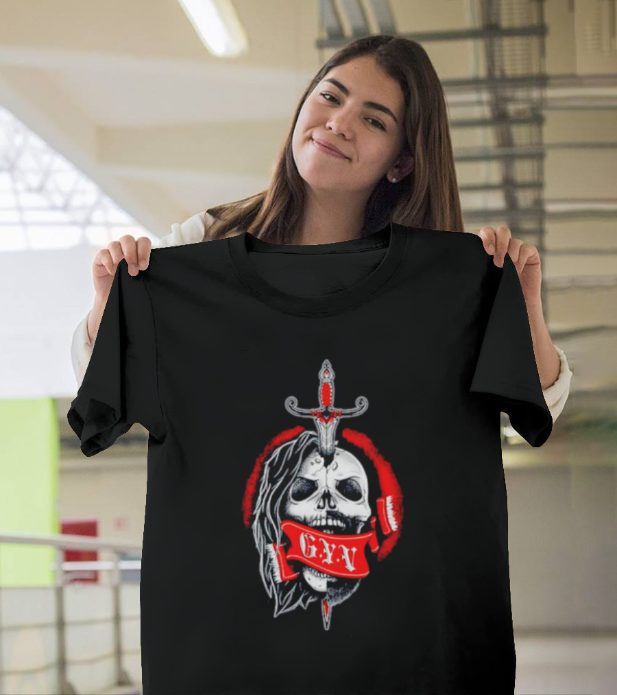 GYV Skull Sword Emblem 202 T-Shirt
