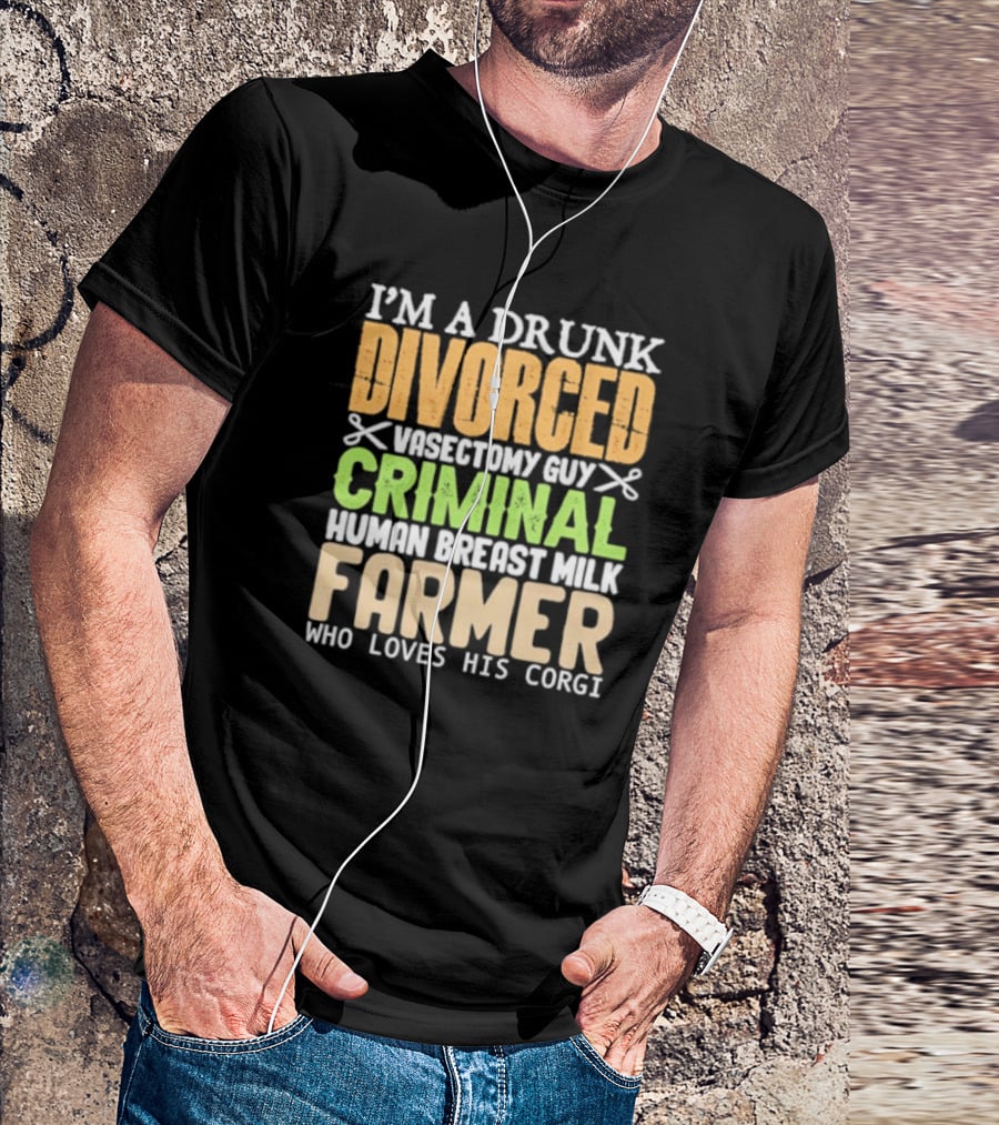 Divorced Criminal Farmer T-Shirt