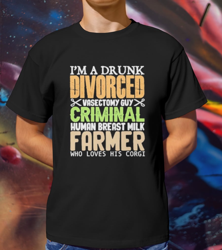 Divorced Criminal Farmer T-Shirt