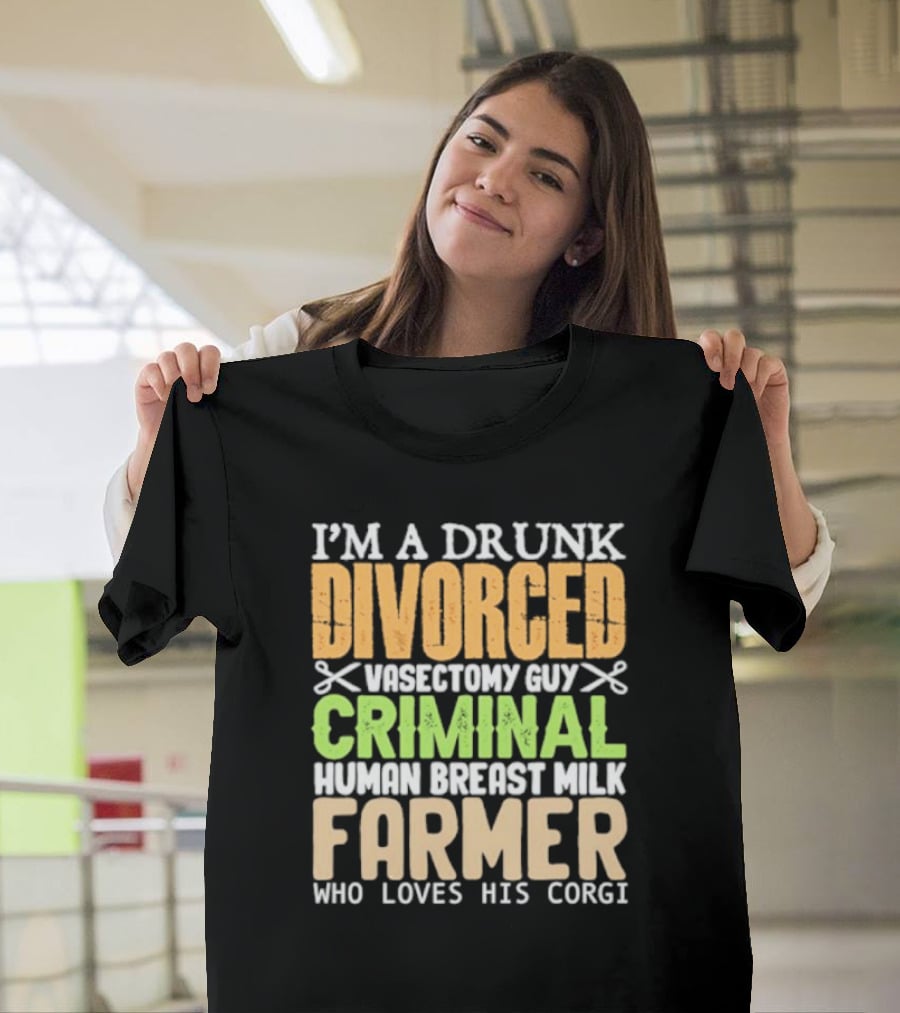 Divorced Criminal Farmer T-Shirt