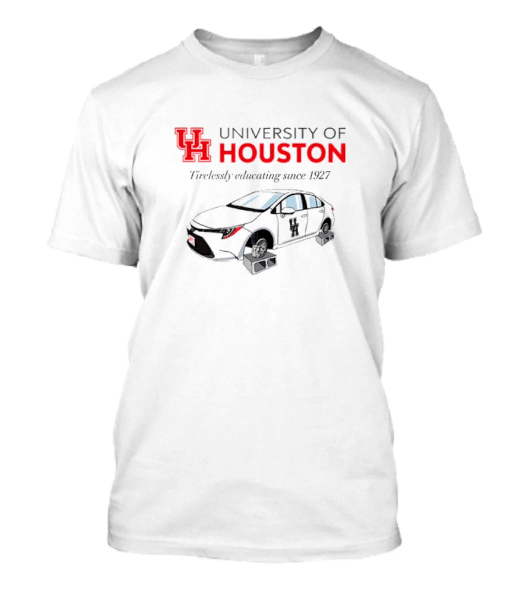 University Of Houston Tirelessly Educating Since 1927 Car T-Shirt