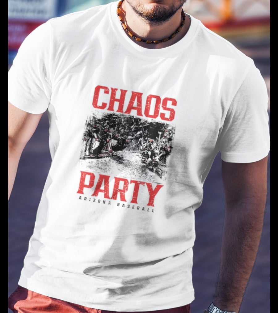 Chaos Party Arizona Baseball Rally Scene T-Shirt