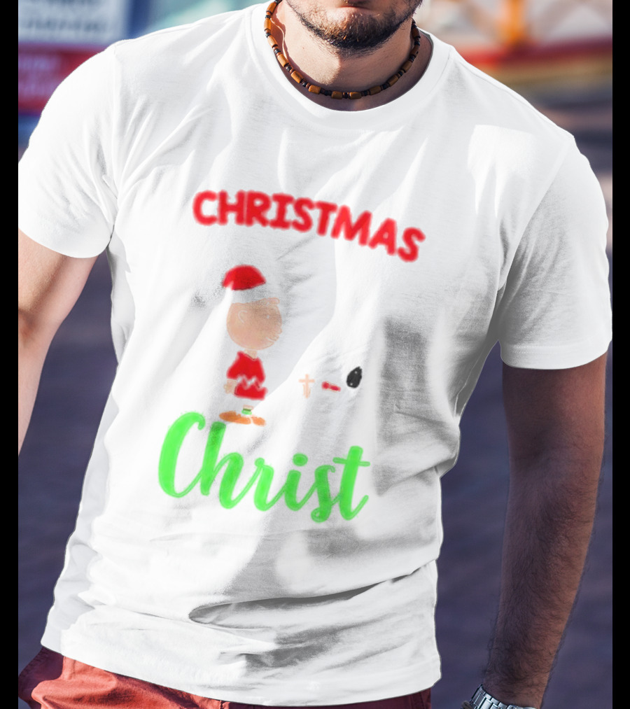 Charlie Brown Snoopy Christmas Christ T-Shirt