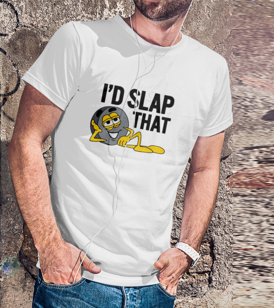 I’d Slap That Hockey Puck Lying Figure T-Shirt
