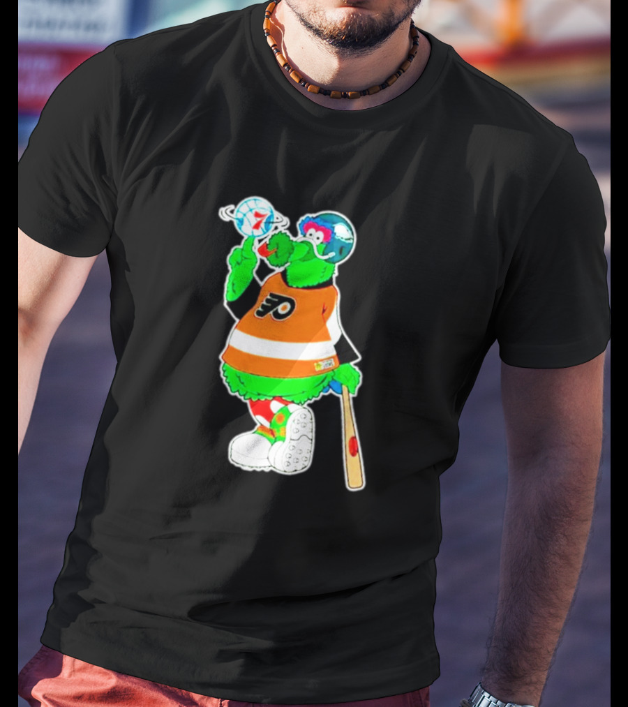Philly Phanatic Philadelphia Flyers NHL Fan Art Sports T-Shirt