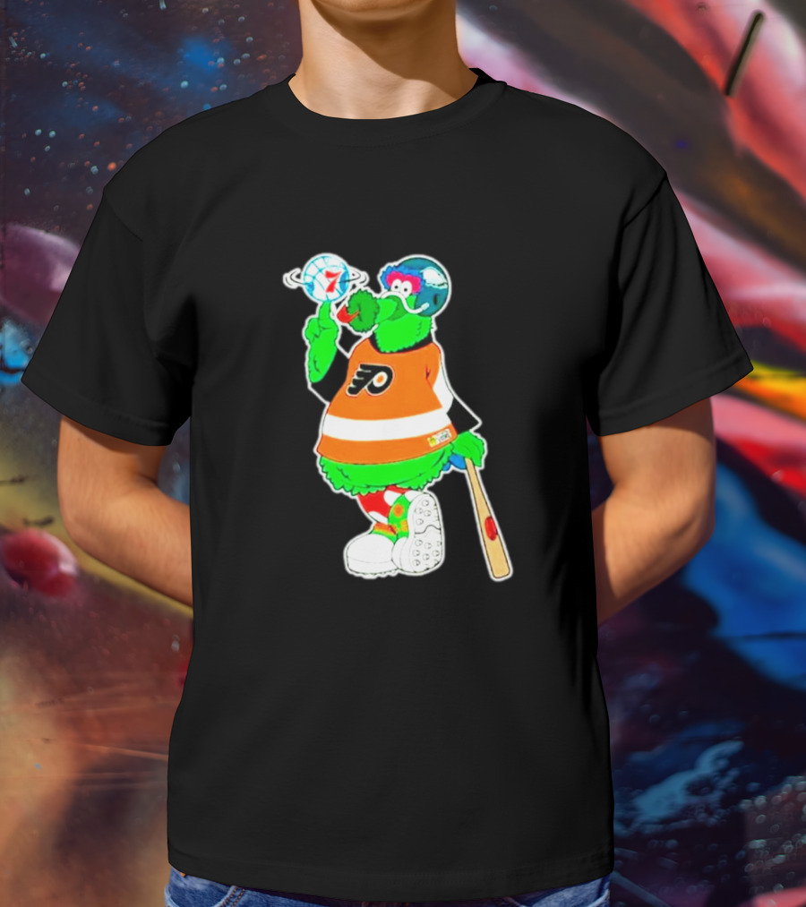 Philly Phanatic Philadelphia Flyers NHL Fan Art Sports T-Shirt