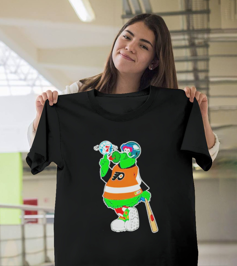 Philly Phanatic Philadelphia Flyers NHL Fan Art Sports T-Shirt