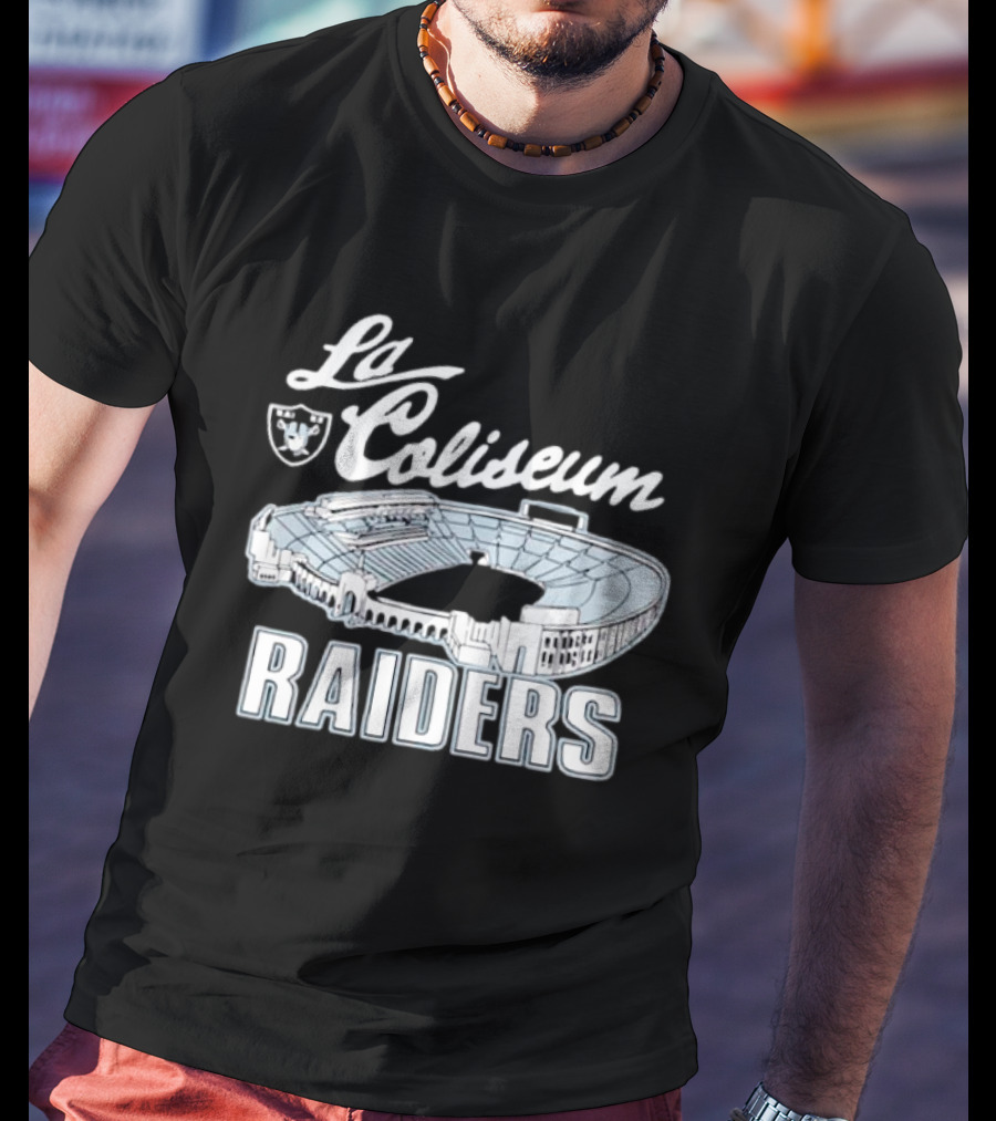 Los Angeles Memorial Coliseum Raiders Stadium T-Shirt