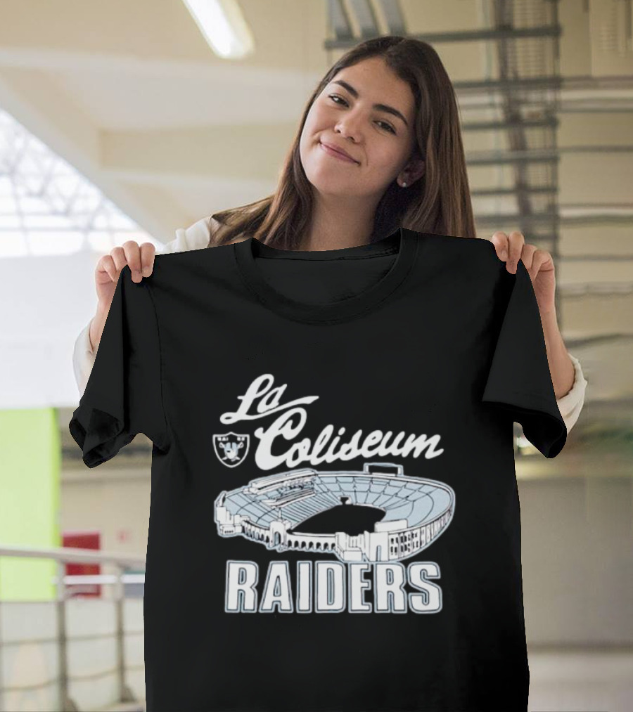 Los Angeles Memorial Coliseum Raiders Stadium T-Shirt