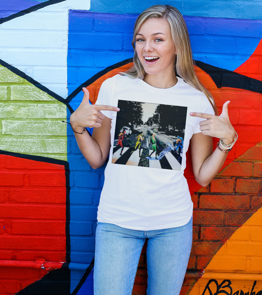 Mortal Kombat Characters Crossing Abbey Road T-Shirt