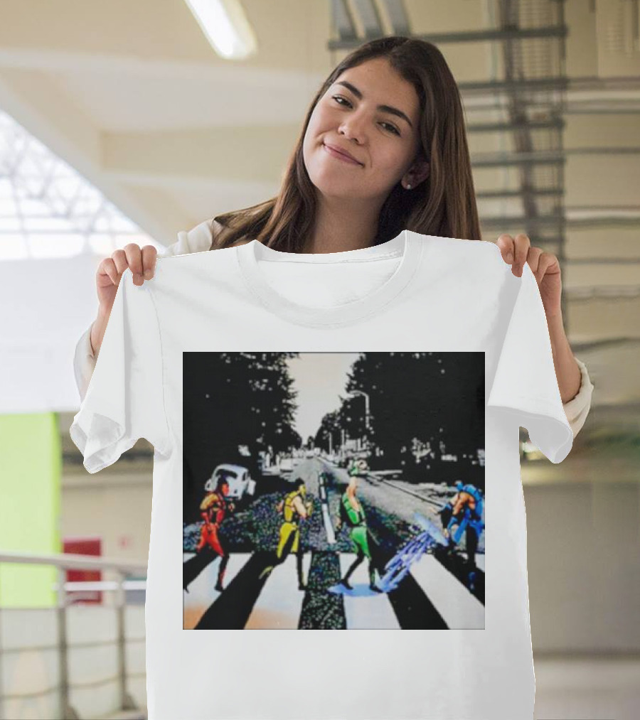 Mortal Kombat Characters Crossing Abbey Road T-Shirt