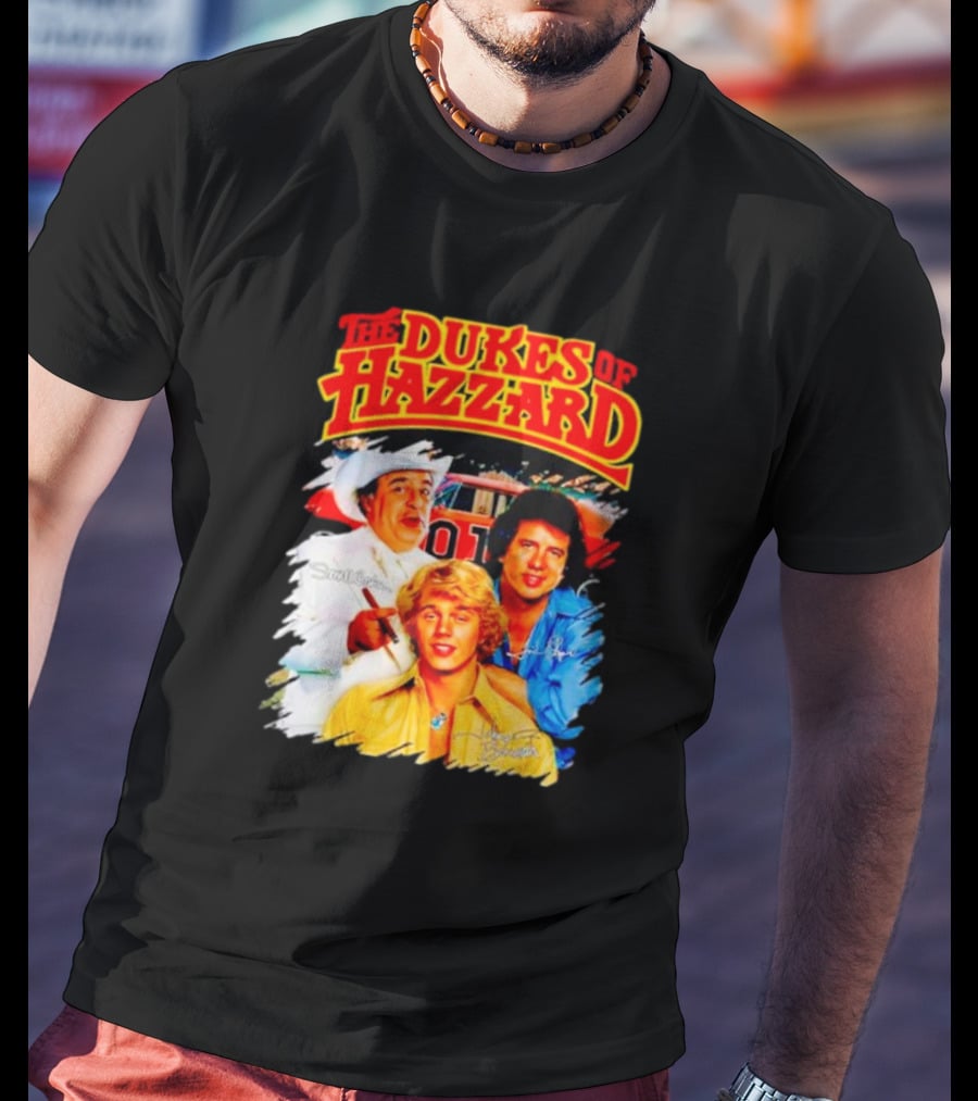 The Dukes Of Hazzard 01 Cast Signature T-Shirt