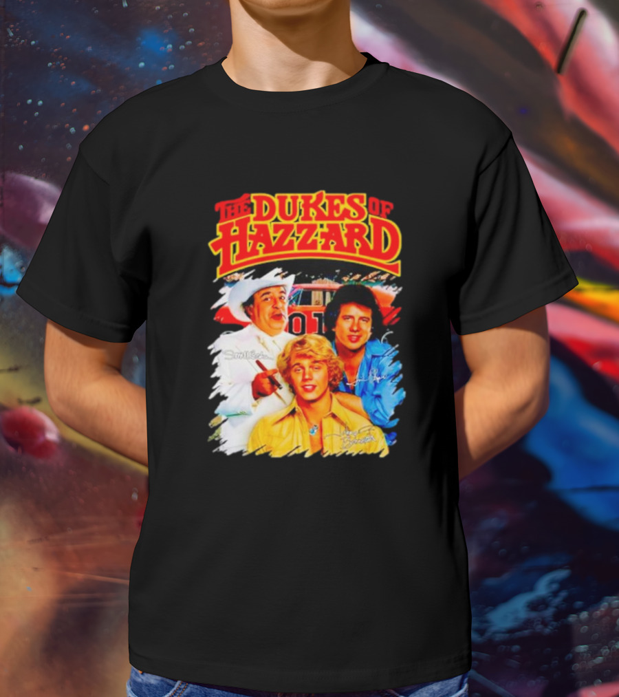 The Dukes Of Hazzard 01 Cast Signature T-Shirt