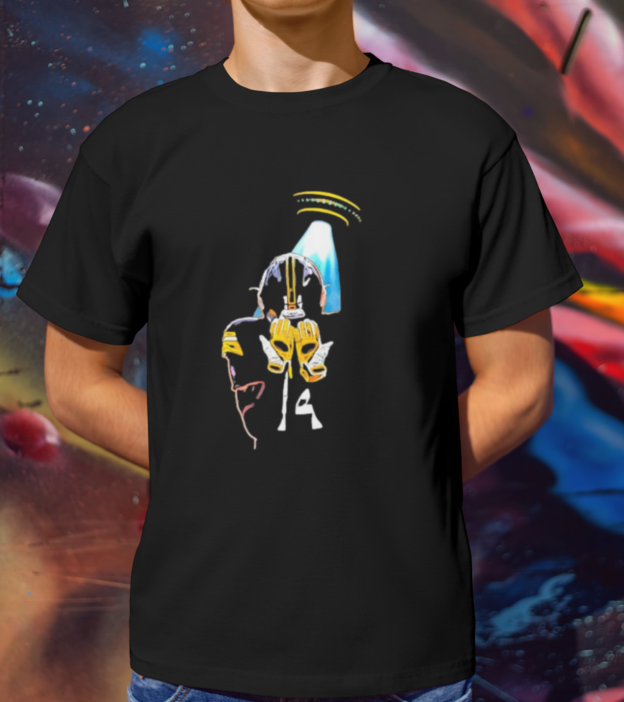 Wide Receiver Not From This Earth UFO Football Fusion Alien Receiver T-Shirt