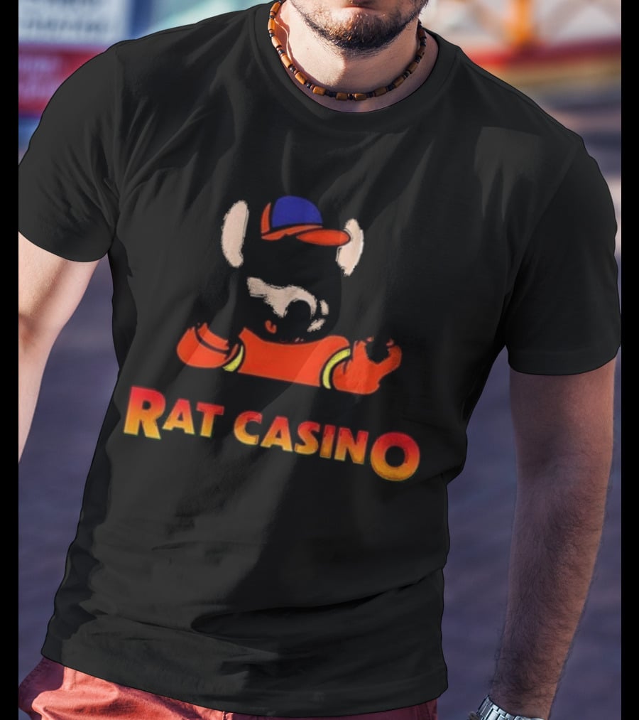 When I Die Bury Me At The Rat Casino Fun Dice Mascot T-Shirt