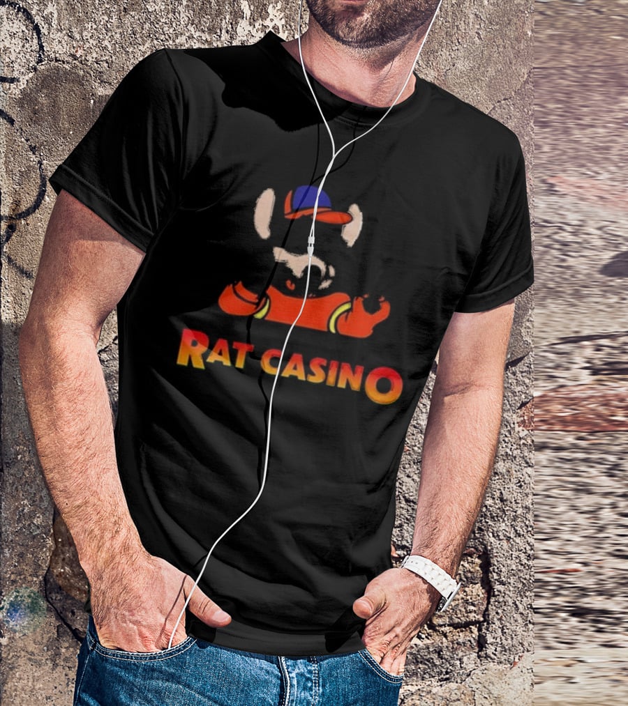 When I Die Bury Me At The Rat Casino Fun Dice Mascot T-Shirt