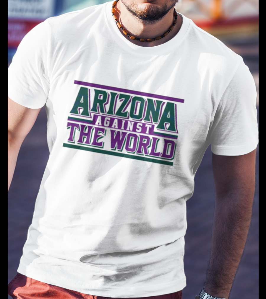 Arizona Against The World Vintage Style Retro T-Shirt