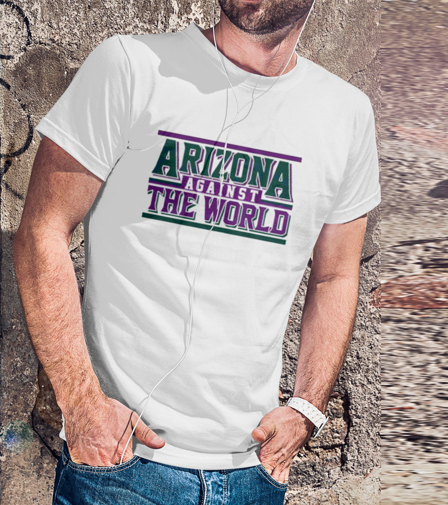 Arizona Against The World Vintage Style Retro T-Shirt