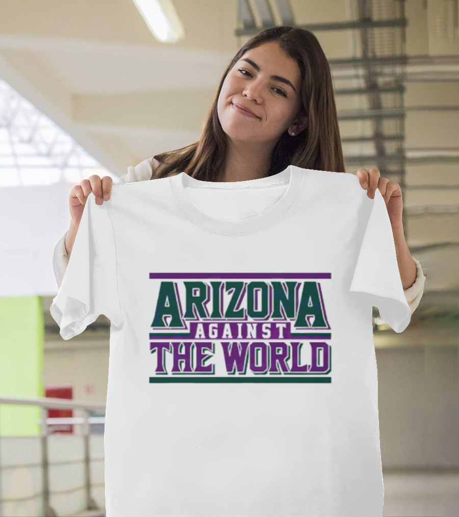 Arizona Against The World Vintage Style Retro T-Shirt