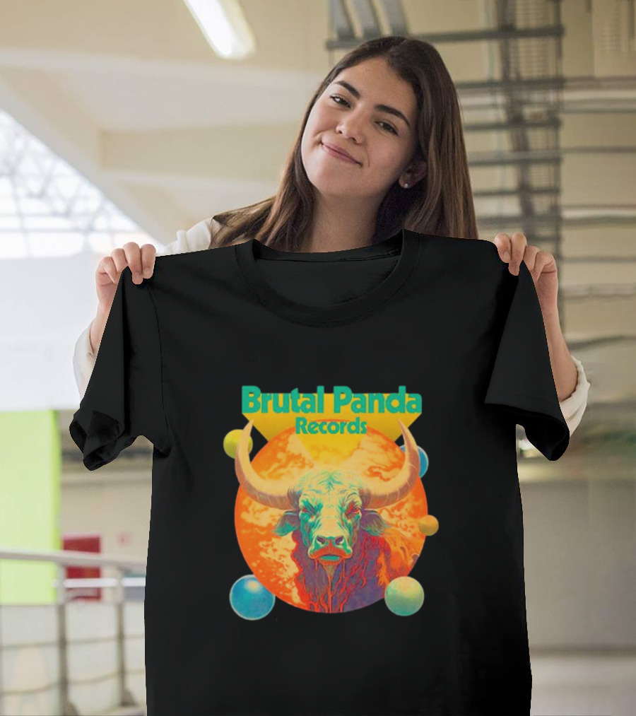 Brutal Panda Records Cosmic Taurus Planetary Aura T-Shirt