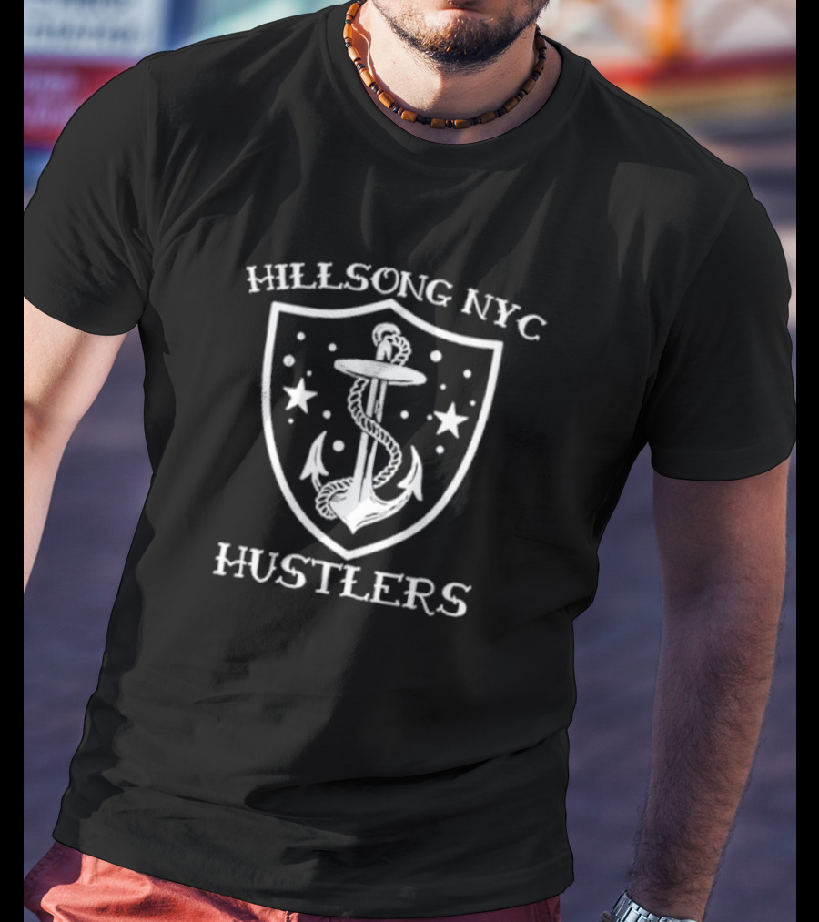 Hillsong NYC Hustlers Anchor Shield Stars T-Shirt