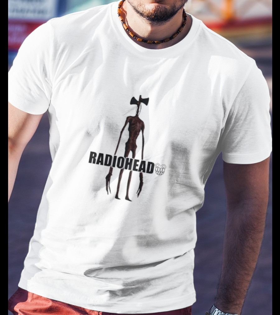 RADIOHEAD Alien Creature Illustration Band T-Shirt