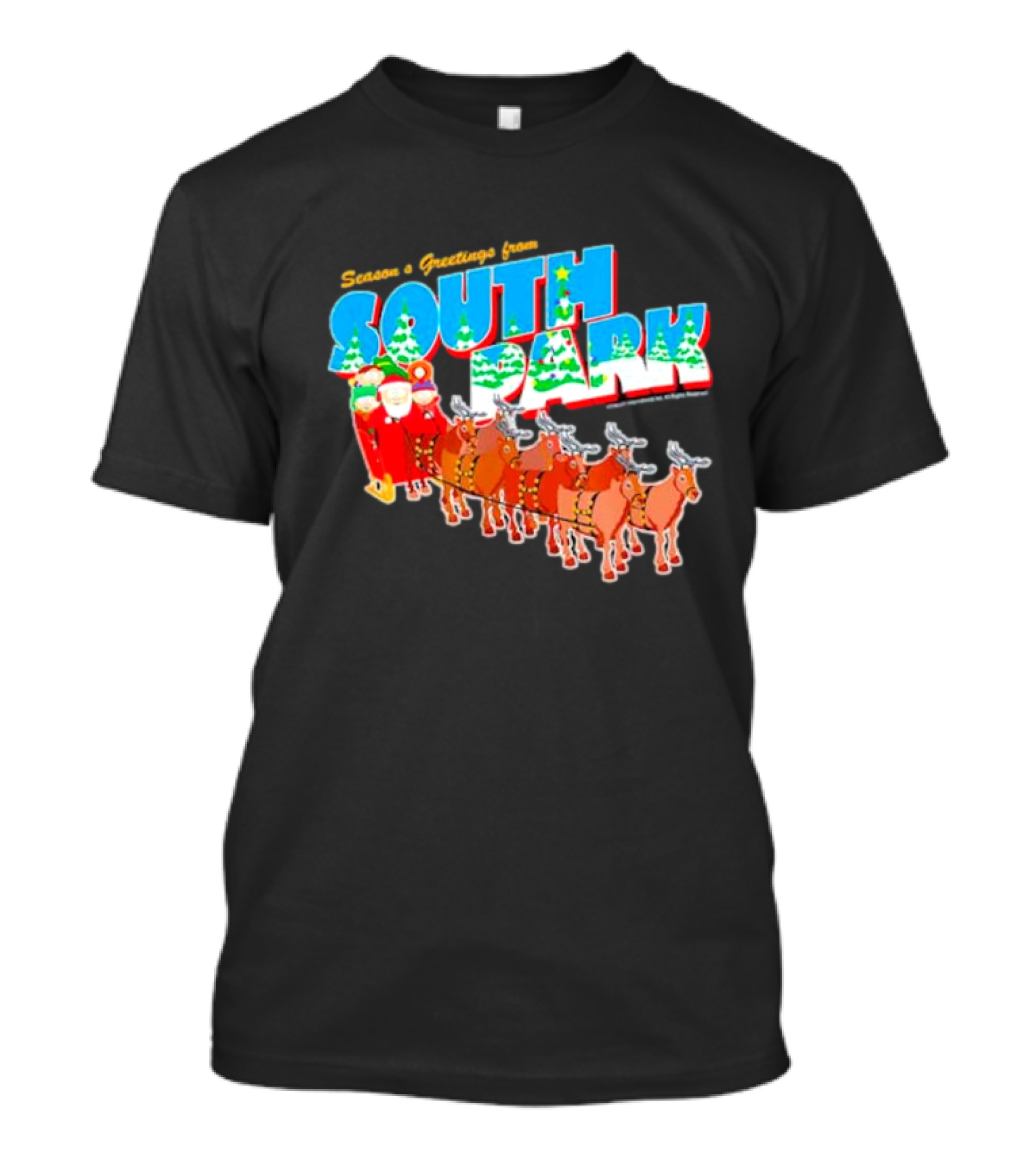 Season's Greetings From South Park Christmas Reindeer T-Shirt