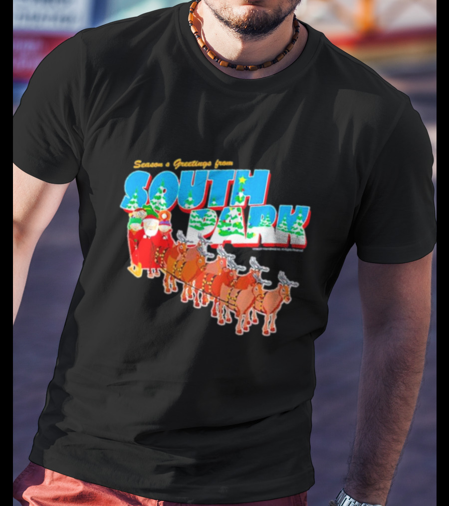 Season's Greetings From South Park Christmas Reindeer T-Shirt