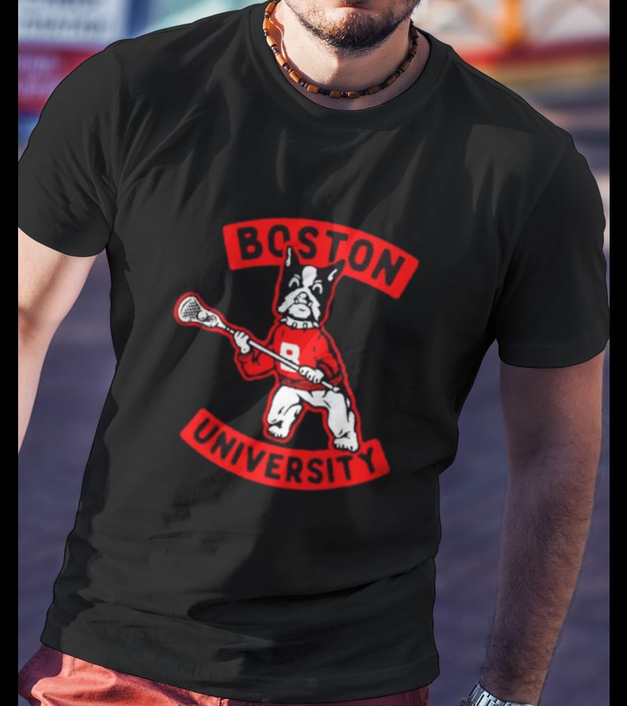 Boston University Terriers Lacrosse Vintage T-Shirt