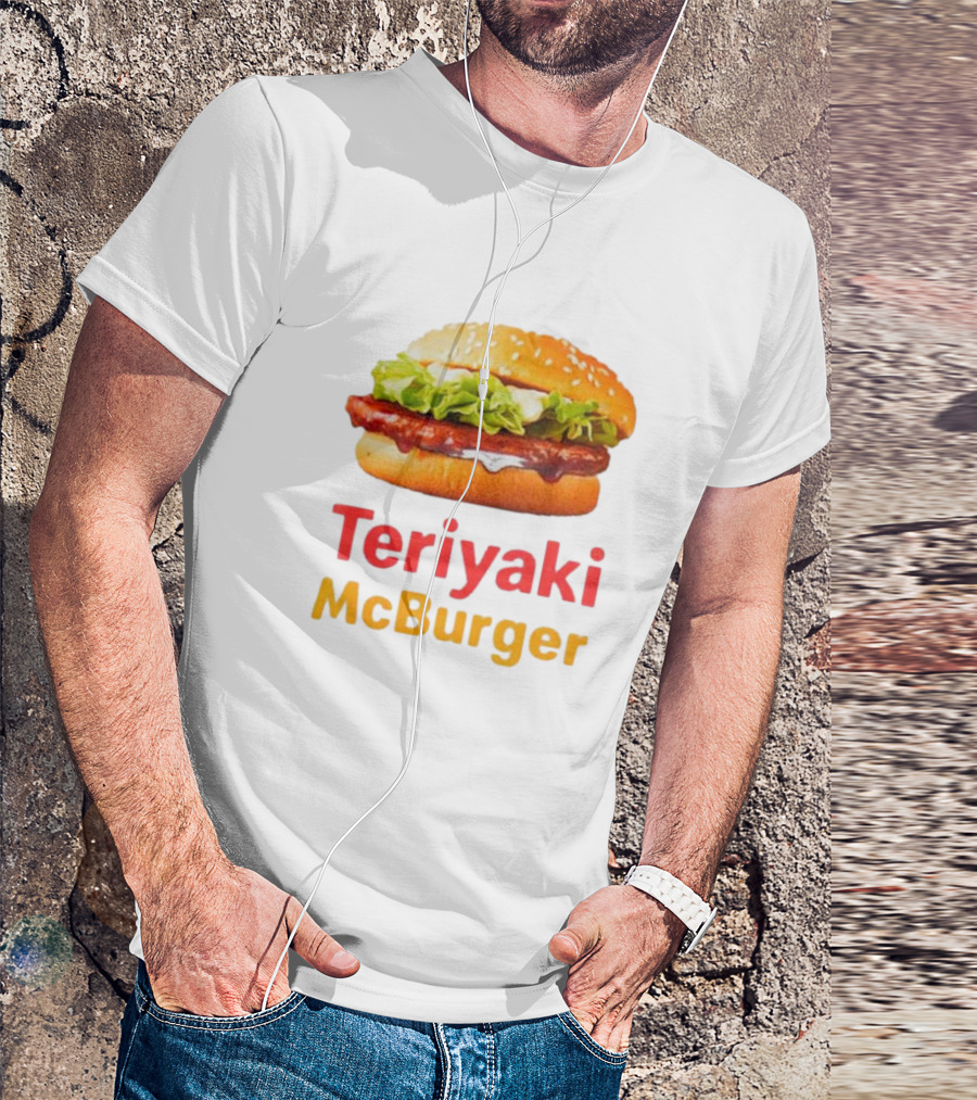 Teriyaki McBurger Sesame Bun Lettuce Sauce T-Shirt