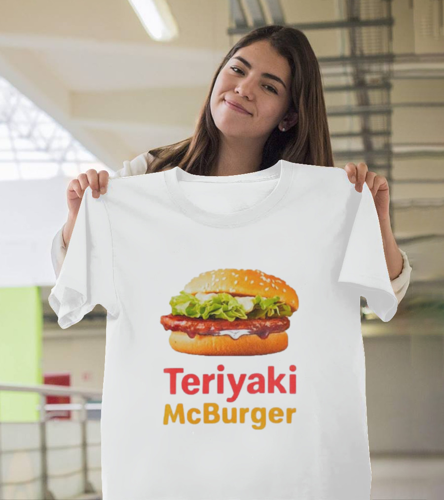 Teriyaki McBurger Sesame Bun Lettuce Sauce T-Shirt