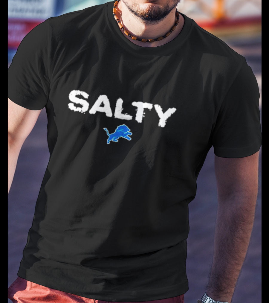 SALTY Detroit Lions Aaron Glenn T-Shirt