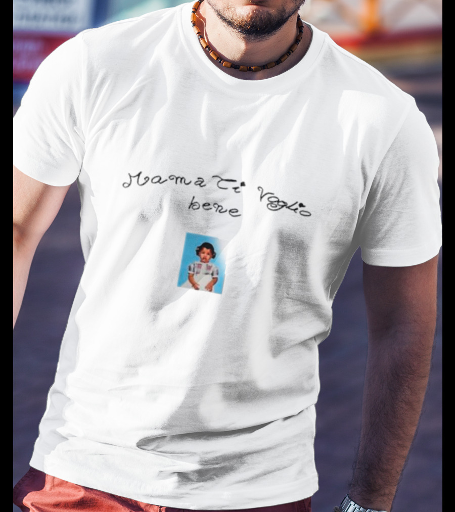 Mama Ti Voglio Bene Child Photo T-Shirt