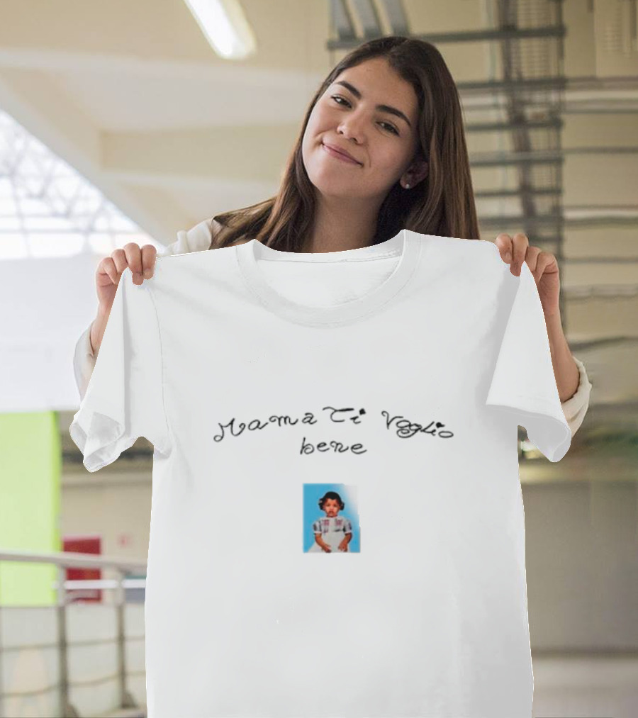Mama Ti Voglio Bene Child Photo T-Shirt