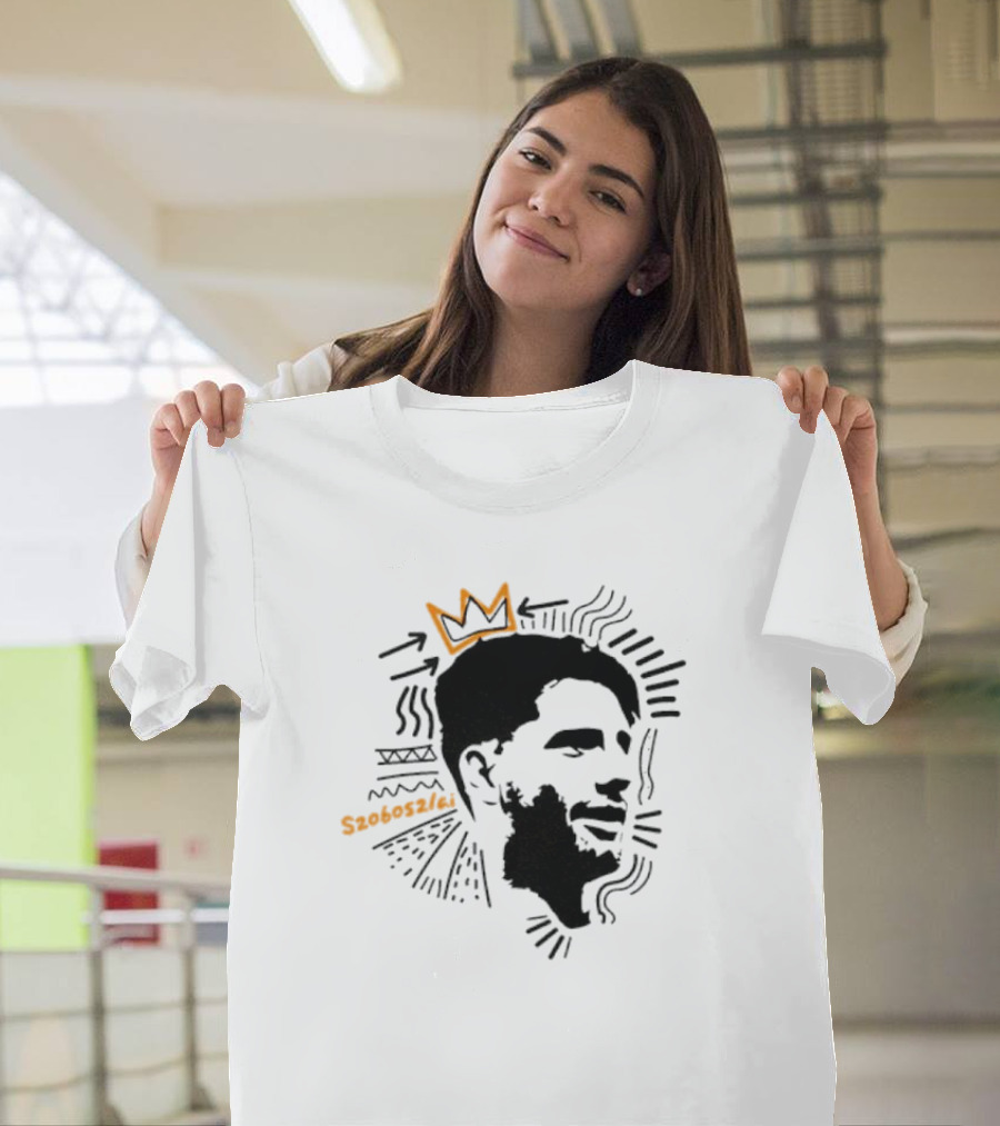 Dominik Szoboszlai Liverpool Iconic Crown Sketch T-Shirt