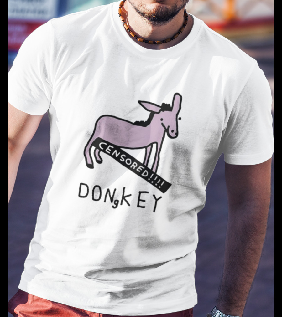 Censored Donkey Humor Play On Words T-Shirt