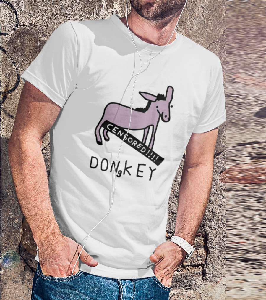 Censored Donkey Humor Play On Words T-Shirt
