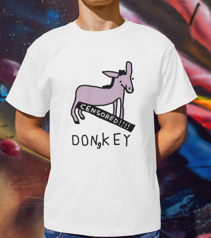 Censored Donkey Humor Play On Words T-Shirt