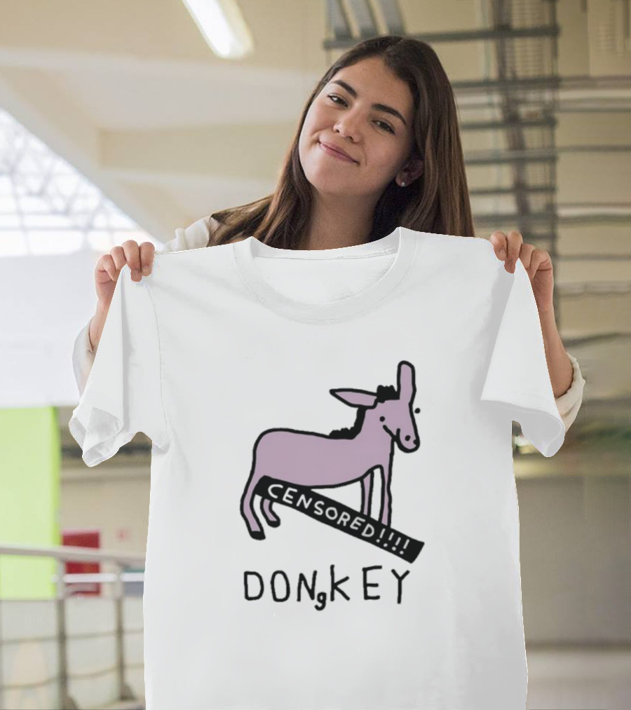 Censored Donkey Humor Play On Words T-Shirt