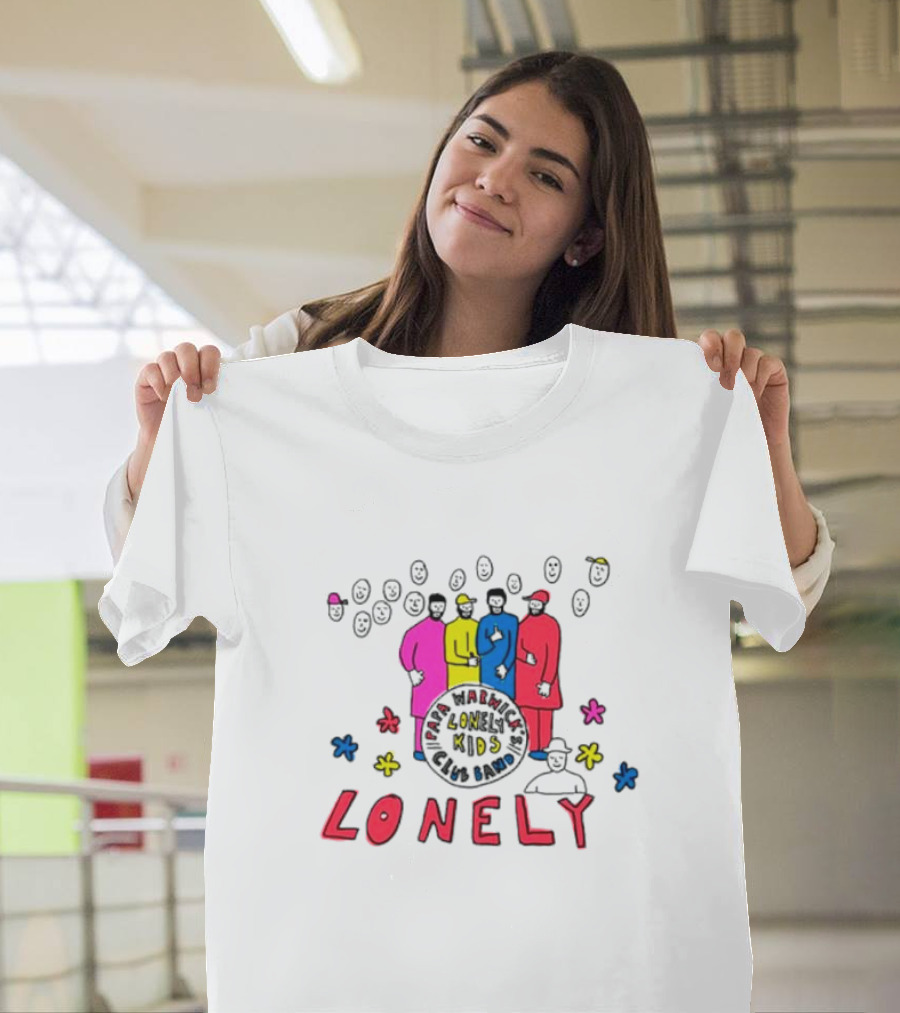 Lonely Kids Club Band Happiness Smiley Faces T-Shirt