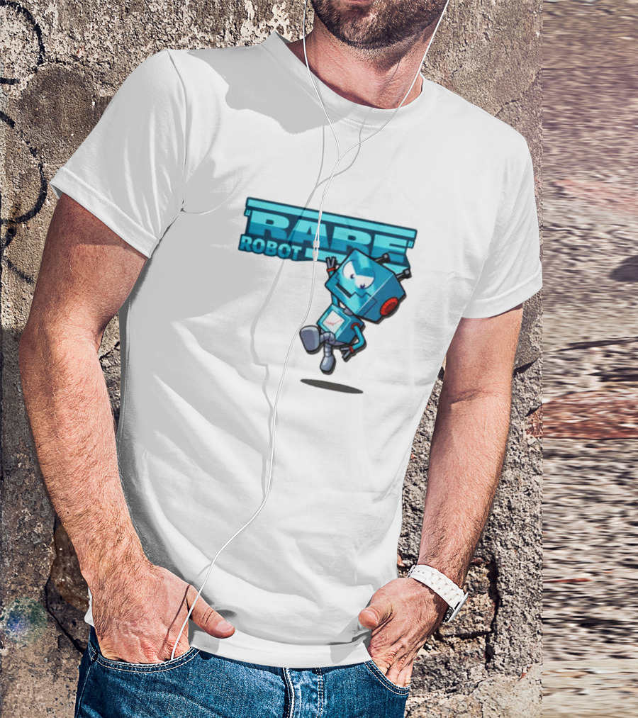 Rare Robot Character T-Shirt