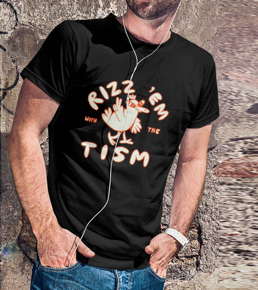 Rizz 'em With The 'Tism Chicken Wearing Sunglasses T-Shirt
