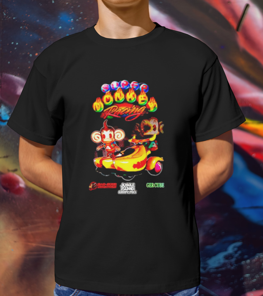 Super Monkey Racing Jungle Grind Chaos Park Gercube 3rd Strike Network T-Shirt