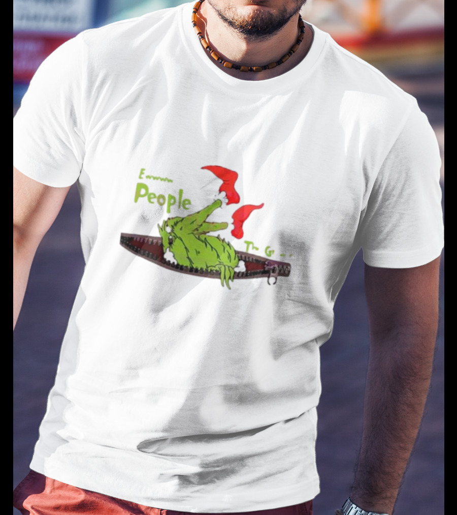 Ew People Funny The Grinch Christmas T-Shirt