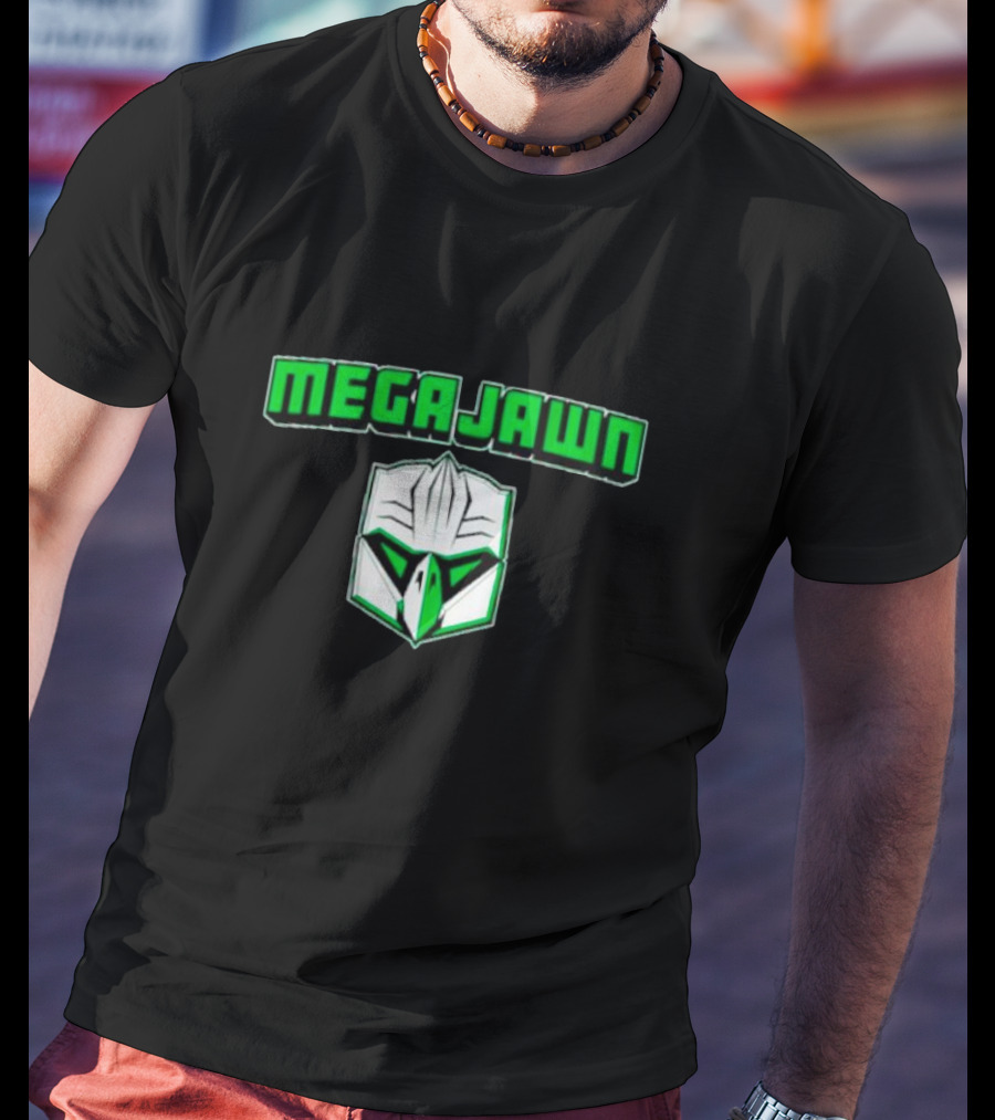 Philadelphia Eagles Mega Jawn Green Bird Emblem T-Shirt